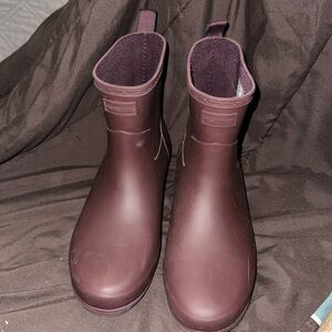 Purple low Hunter Boots